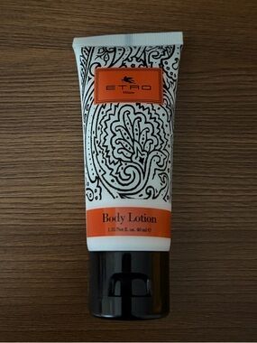 Etro Orange & Black Paisley Body Lotion